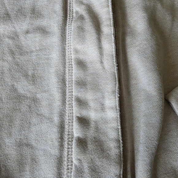 Lauren Ralph Lauren Vintage Style Tan Quilted Shoulder Sweatshirt Jacket 2X -XL - Picture 13 of 15